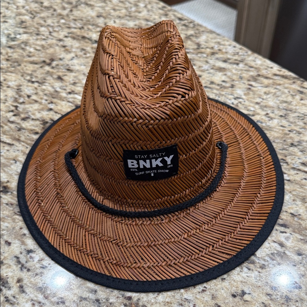 Binky Bro Brown Straw Hat